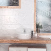 방진 페인트 오염방지 비닐 2.7X25m 3X25m, 스티커형_3X25m