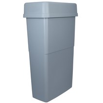 SKCAMEL 70리터 90리터 대형 휴지통 쓰레기통 분리수거함, 90리터 그레이 스윙휴지통 M형