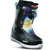 Thirtytwo 여성용 Zephyr BOA 스노우보드 부츠 (블랙/블루/화이트 220mm(미국 사이즈 5), Black/Blue/White