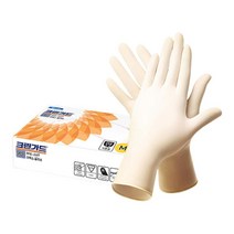 크린가드 라텍스 M 100매x10팩 (반박스) 요리 일회용 장갑 위생용 다용도 셰프 장갑, 1개, 기본
