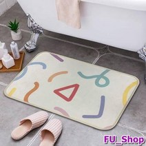 ForU543 감성 발매트 파스텔 욕실 주방 화장실 현관 러그 국내생산 친환경 발코니매트, 상세페이지 참조