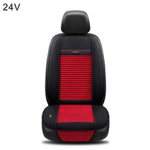 자동차통풍시트 쿨링시트 냉풍시트 여름 팬 쿨 시트 쿠션 3 단일 콜드 자동차 대 한 12V/ 냉각 차가운 통풍, 02 Red 24V