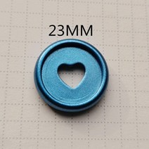 새로운 반투명 플라스틱 바인딩 링 100PCS23MM 버섯 구멍 노트북 반투명 버튼 DIY 바인딩 버튼 바인딩 CD, 07 파란