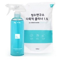 청소연구소 다목적 세정제 480ml + 다목적 세정제 리필 1.5L, 8세트