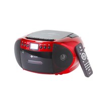 롯데알미늄 핑키-770 블루투스 카세트플레이어 CD 라디오 USB 테이프 재생 녹음