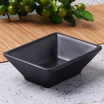 먹토 멜라민그릇 일식 직초장 종지