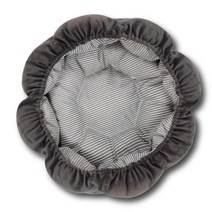 새나 핸드메이드 호박 마약 강아지 방석 (스트라이프 그레이) - 국내생산, 단품