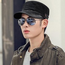 이뿌니 남녀공용블랙라인 군모