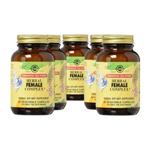 솔가 [5개 SET] 허벌 여성용 컴플렉스 50정 (베지캡슐) Solgar SFP Herbal Female Complex 50Vcaps, 1개