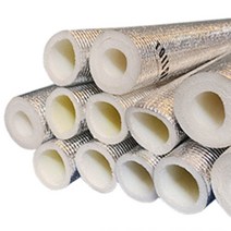 보일러외부노출파이프 단열재 은박카바 소방배관커버 20T/80A(내경135mm)