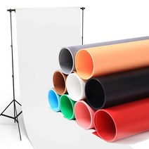 사진촬영 배경지 PVC 필름, 상세설명 참조, 오렌지 70*140