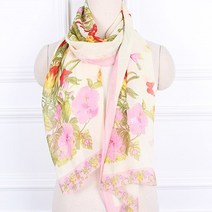 [앙상블] 네이처 쉬폰 롱 스카프/봄/간절기/머플러