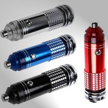 12V 자동차 공기 청정기 오존 발생기 Ionizer Ozonator 미니 프로 연기 제거제 신선한, 한개옵션0