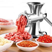 소형 수동 소시지 기계 고기 다지기 분쇄기 민찌기, 10호 케이싱 3팩