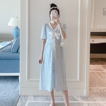 출산 여름 새로운 레이스 드레스 임산부의 치마