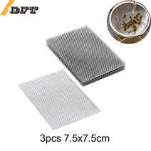 와이어메쉬 3 PC (7.5cmX7.5cm) 와이어 메쉬 10-400 메쉬 DIY 프로젝트용 견고한 금속 시트 304 스테인레스 스틸 녹 없음 스크린138452, 400mesh0.03mm
