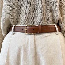 여자 데일리 3cm 소가죽 벨트