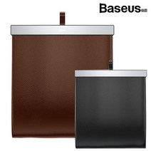 베이스어스 차량용 뒷좌석 대용량 쓰레기통 블랙 CRLJD-A01 휴지통