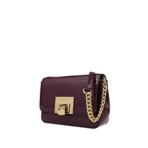 [해외]마이클코어스가방크로스백 MICHAEL KORS TINA SMALL Saddle Crossbody Patent Leather Bag Plum 228