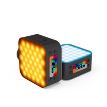 RGB조명 포켓 라이트 사진 촬영 스튜디오 카메라 플래시 LED 충전식 유튜브 개인방송, 1.LED-D02
