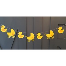 봄 모빌 펠트 부직포 가랜드 노랑 오리 어린이집 유치원 신학기 새학기 환경 구성