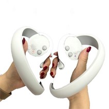 Pico 4 VR 컨트롤러 브래킷 핸들 쉘 프로텍터 파우치 용 편안한 실리콘 커버 전문 컨트롤러 그립, 04 White