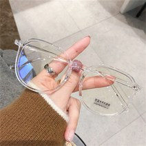 블루라이트 차단안경 금속 프레임 안티 블루 라이트 안경 1 개 사무실 컴퓨터용 편광 프리즘 음영 안경 눈 보호 안경