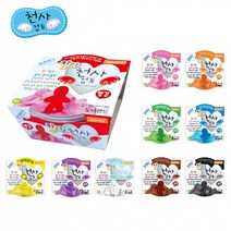 예스통상 슬라임만들기모음전 슬라임DIY재료 반짝이가루 베이스 파츠 비즈 컬러풀베이스, 칼라천사점토 30g  /하양