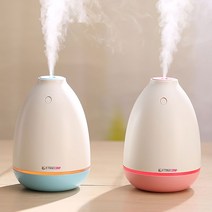 2개 세트 USB 미니 가습기 책상위 작은 컴팩트한, 분홍이네 그린(1+1)