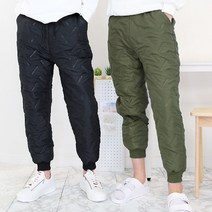 겨울 남자 방한 패딩 조거팬츠 솜바지 남성 밴딩 경량 작업복 골프 등산 라이더