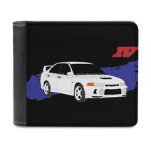 머니 클립 Mitsubishi Lancer Evolution IV 가죽 지갑 남성용 지갑 Diy 맞춤형 지갑 아버지의 날 선물 빈티지 90 년대 자동차 미쓰비시 E