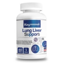 키서플리먼트 간 과 폐 기관지 에 도움이 되는 복합 영양제 렁 엔 리버 서포트 ( 밀크시슬 동충하초 유칼립투스 퀘세틴 등 14가지 복합 성분 ), 60캡슐 3개입