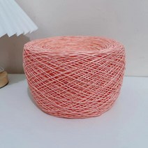 여름실 모자 코바늘 뜨개실 종이실 라피아 파피루스 대용량 250g 왕골 가방실, 핑크 오렌지, 1개