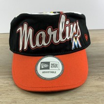 MLB 스냅백 엠엘비 Miami Marlins Classic Hat New Era Snapback Cap Brand Adult Fit