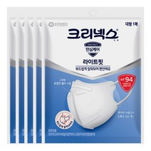 크리넥스 데일리 방역 마스크 KF94 대형 1입, 1개입, 5개