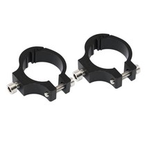 2 pcs 오토바이 헤드 라이트 브래킷 램프 스테이 브래킷 홀더 장착 알루미늄 합금 경량 핸들 바 클램프 오토바이, 3.1cm, 검은 색, 검은 색