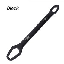 8-22mm 래칫 렌치 범용 Torx 렌치 자전거 오토바이 자동차 수리 도구에 대 한 조정 가능한 안경 렌치 스패너, 검정