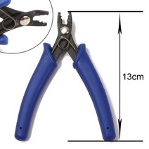 공예 펜치1-3 개/대/Set 쥬얼리 펜 치 세트 만들기 스테인레스 스틸 바늘 코 공구 블랙 11-13cm, 19 No.18 1Pc