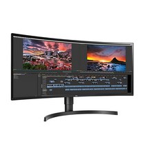 LG 34WN80C-B UltraWide Monitor 34” 21:9 Curved WQHD (3440 x 1440) IPS Display USB Type-C (60W PD), 1개
