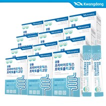 광동 프리바이오틱스 프락토올리고당 30포 아연 유산균먹이, 12개
