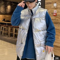 가바바 남성 빅사이즈 숏조끼 나만 입기 아까운 캐주얼 패딩아우터 5XL까지 G64972