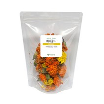 JEJU 제주 [무농약] 마리골드 꽃차 메리골드 꽃송이 MARIGOLD 100%, 1개, 30g