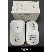 스마트 플러그 스마트콘센트 스위치 멀티탭 16a chile italy smart wifi power plug smart wifi 무선 소켓 콘센트 work with alexa, 3개, 유형 2