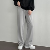 [기모ver추가](1+1)스판 와이드 팬츠 부드러운 남녀공용 의류 바지 옷