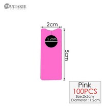 배 사과 포도 복숭아 과일 밭 주머니 MUCIAKIE 100PCS 2x5cm 식물 마커 중단 레이블 야채 모종 정원 태그, 03 100PCS pink