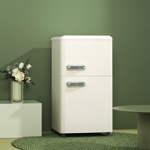 레트로냉장고 예쁜 호텔 사무실 북유럽 1인가구 모던 룸 심플 소형 기숙사 신혼, BCD-118L 레트로 옐로우