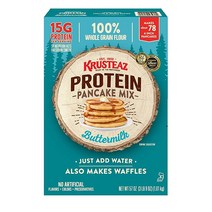 Krusteaz 단백질 버터밀크 팬케이크 믹스 17kg(60온스), 3.56 Pound (Pack of 1)