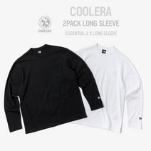 뉴에라 에션셜 롱 슬리브 티셔츠 2팩 12866578 N 12866578
