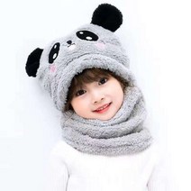 트래퍼햇 방한모자 귀달이모자 모자머플러 유아털모자 아동 카카푸푸 귀여운 털모자, KT03