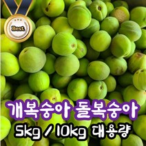 국산 100% 자연산 돌복숭아 개복숭아 숙과 5kg 야생 개복숭 돌복숭 개복숭아열매 개봉숭아 청정지역 당일수확 신선 산지직송 야생채취 복숭아효소, 1개